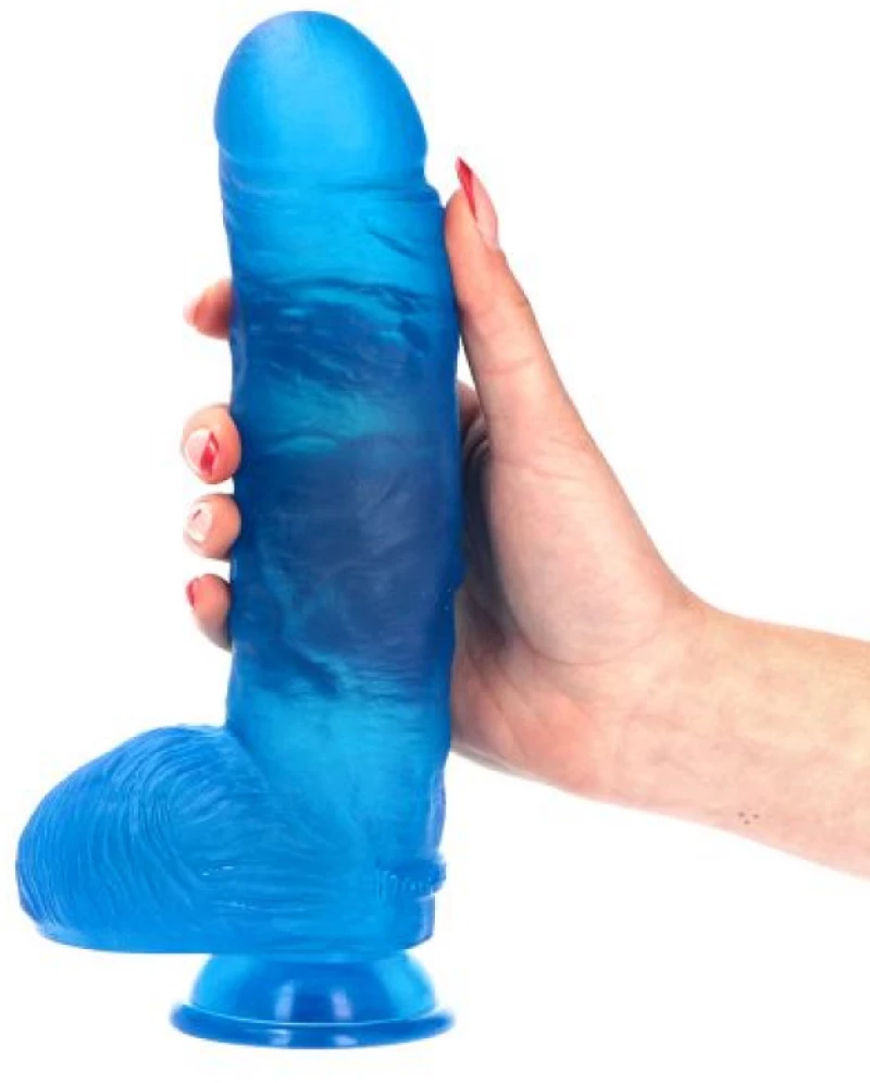 Achille transparent blue Dildo