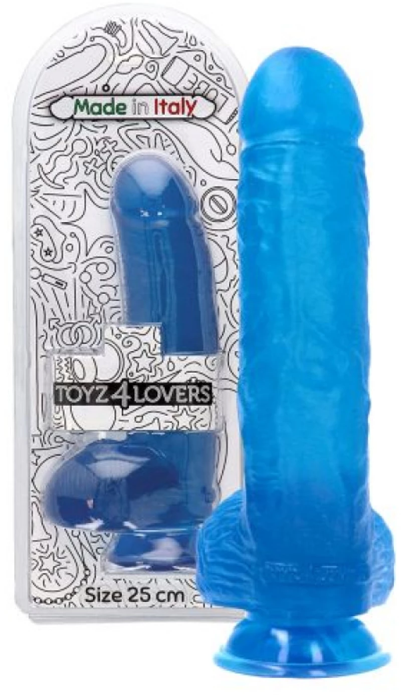 Achille transparent blue Dildo