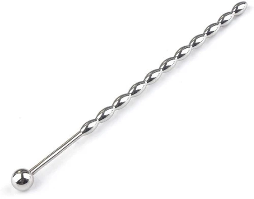 NAUGHTY TOYS metal urethral multi beads dilator 5.8 mm