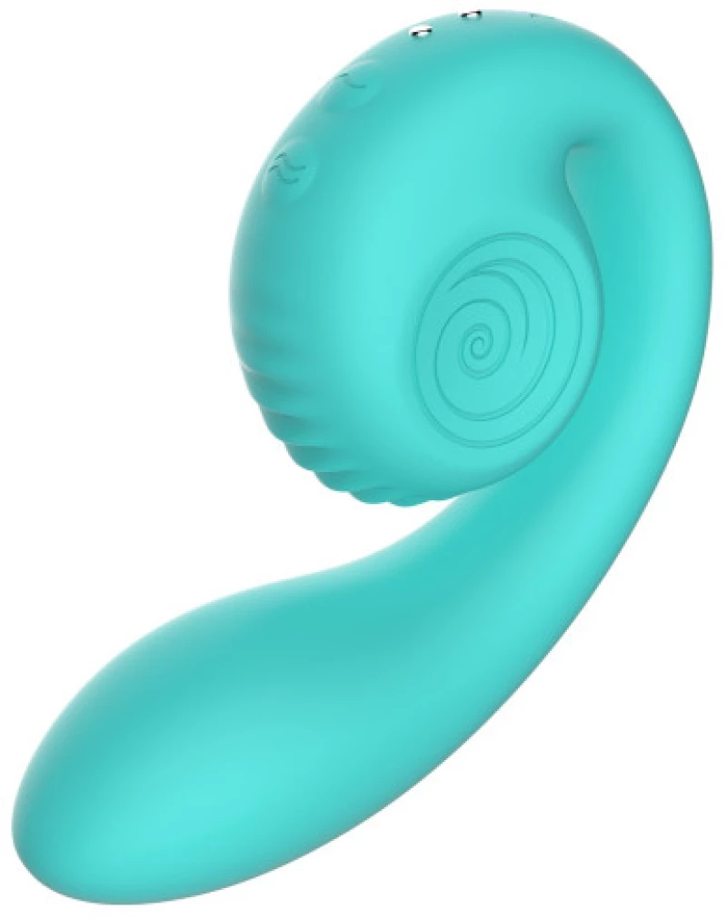 Κοχλίας διπλός δονητής Snail Vibe Gizi Τιρκουά