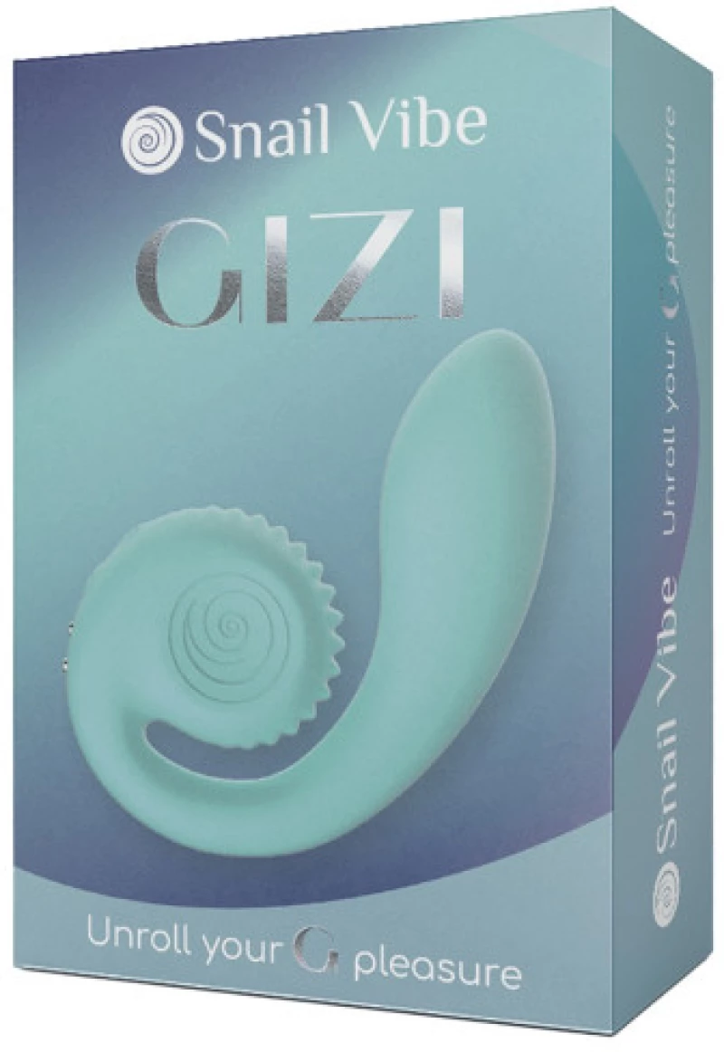 Κοχλίας διπλός δονητής Snail Vibe Gizi Τιρκουά