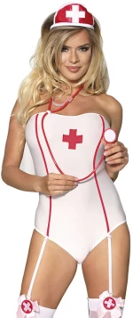 SUBBLIME - SEXY NURSE COSTUME WITH TEDDY