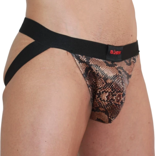 BURN - 002 JOCK SNAKE BLACK