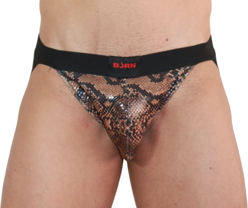 BURN - 002 JOCK SNAKE BLACK