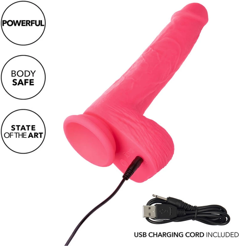 CALEXOTICS - STUDS REALISTIC VIBRATOR 10 VIBRATIONS PINK