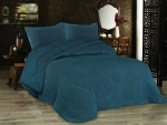 Κουβερτοπάπλωμα Popcorn Fleece 700 gsm 1950 Petrol 220Χ240 100%  Polyester