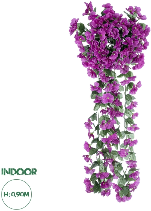 GloboStar® Artificial Garden HANGING CALIBRACHOA BRANCH 21064 Διακοσμητικό Κλαδί Καλιμπραχόα  Φ25 x Υ90cm