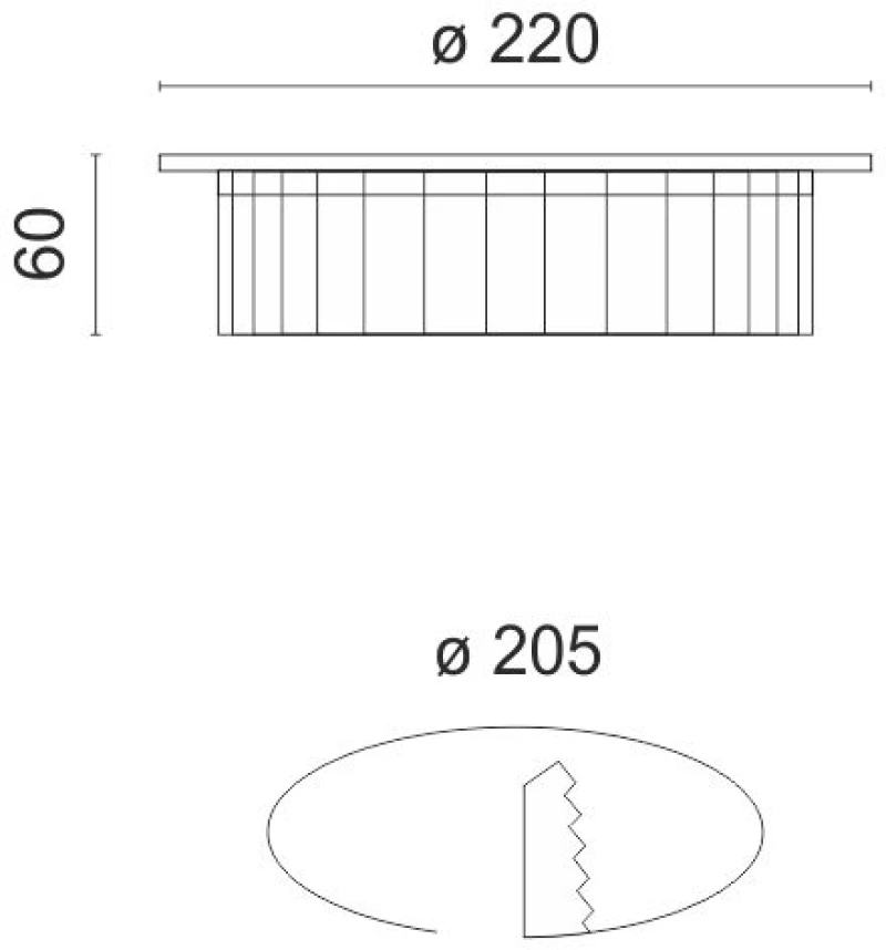 Spotlight ΧΩΝΕΥΤΟ LED ΟΡΟΦΗΣ 30W 3000K (5835)