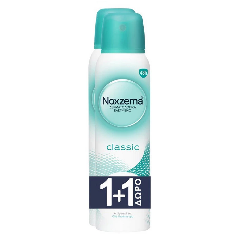 [2] Noxzema Classic Αποσμητικό 48h σε Spray 2x150ml