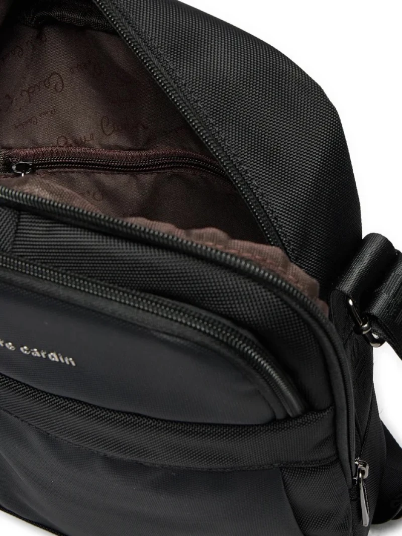 PIERRE CARDIN τσαντακι ωμου σε μαυρο χρωμα 06-8153-black