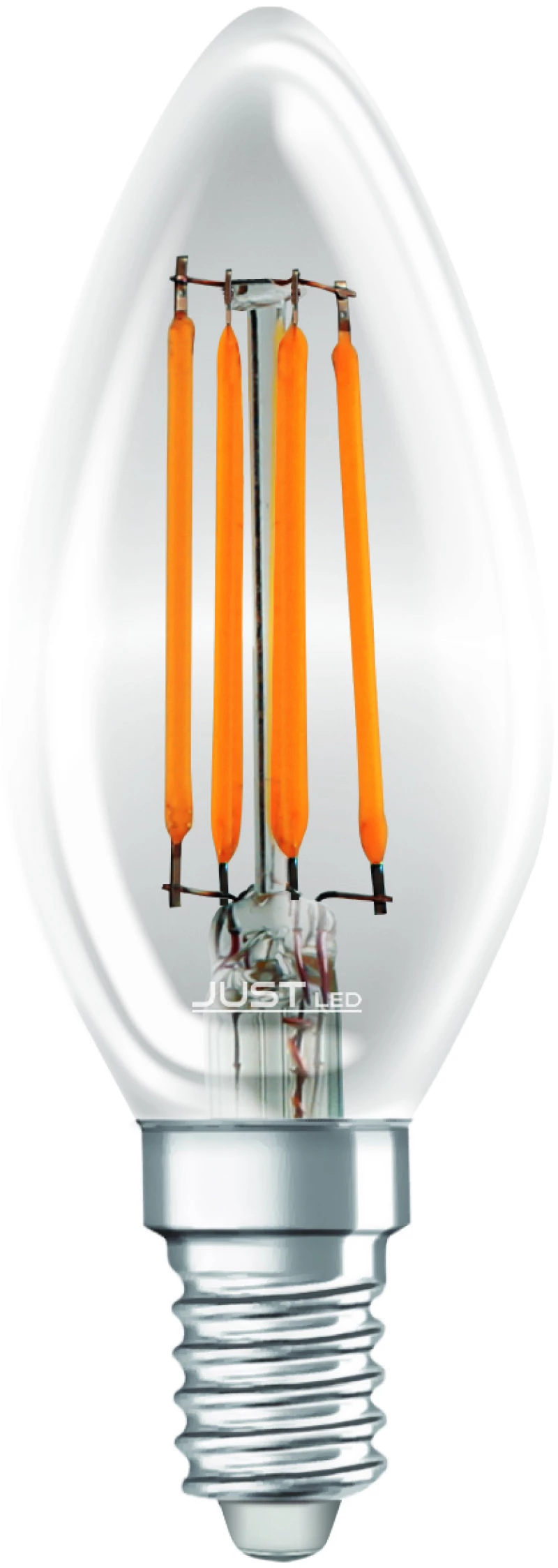 JUST LED JUSTLed-LED Filament Ε14 C35 4W 3000K Θερμό (B143504201)