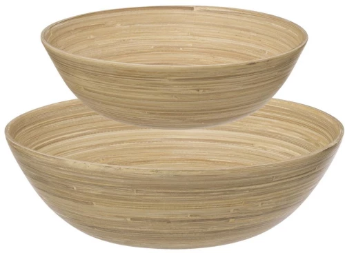Μπωλ bamboo φυσικό Φ30x10  σ/2