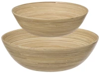 Μπωλ bamboo φυσικό Φ30x10  σ/2