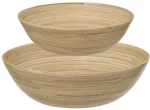 Μπωλ bamboo φυσικό Φ30x10  σ/2