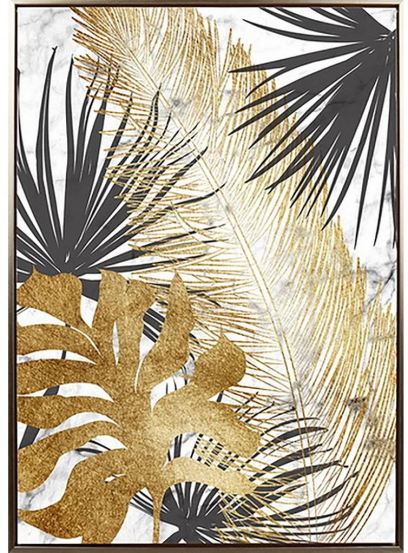 ΚΑΜΒΑΣ σε ΚΑΔΡΟ 50x70cm JUNGLE LEAF XCC232812 - ORIANA FERELLI®