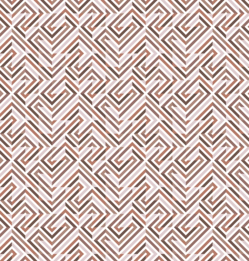Παπλωματοθήκη "Marta" Maze Moka - Υπέρδιπλη (225x245)