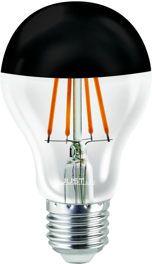 JUST LED JUSTLed-LED Filament Ε27 A60 8W 3000K Θερμό Black (B276008301)