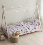 Σεντόνια Σετ Ballet Purple - 165x270+50X70