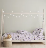 Σεντόνια Σετ Ballet Purple - 165x270+50X70