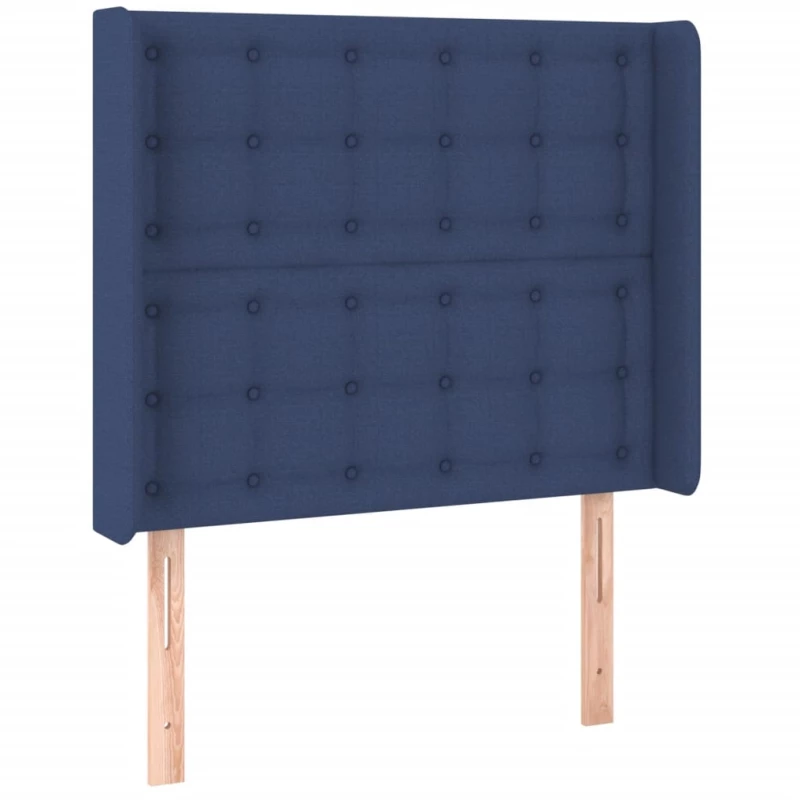 vidaXL Κεφαλάρι με Πτερύγια Μπλε 93x16x118/128 εκ. Υφασμάτινο