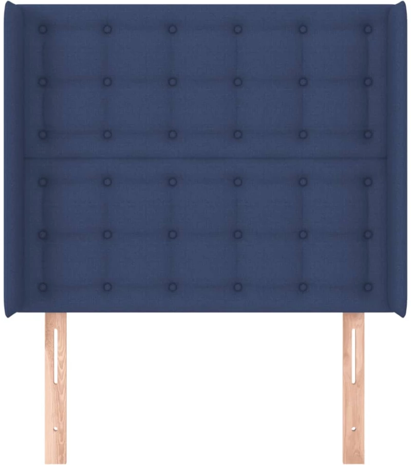 vidaXL Κεφαλάρι με Πτερύγια Μπλε 93x16x118/128 εκ. Υφασμάτινο