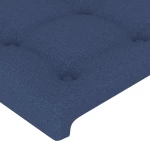 vidaXL Κεφαλάρι με Πτερύγια Μπλε 93x16x118/128 εκ. Υφασμάτινο