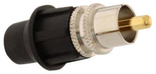 TELECOM RCA male universal connector, με καπάκι, 5τμχ
