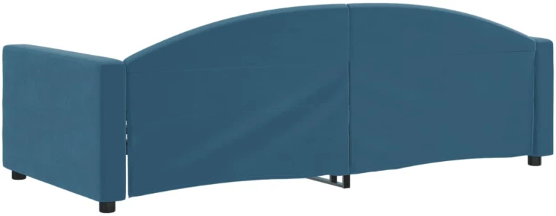 vidaXL Καναπές Κρεβάτι Μπλε 90 x 200 εκ. Βελούδινος