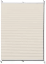 Πλισέ ρόλερ σκίασης 110x125cm Κρεμ