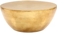 vidaXL Τραπεζάκι Σαλονιού Hammered Μπρούτζινο 70x30 εκ. από Αλουμίνιο