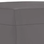 vidaXL Υποπόδιο Γκρι 70 x 55 x 41 εκ. από Συνθετικό Δέρμα