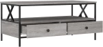 vidaXL Τραπεζάκι Σαλονιού Γκρι Sonoma 100 x 51 x 45 εκ. Επεξεργ. Ξύλο