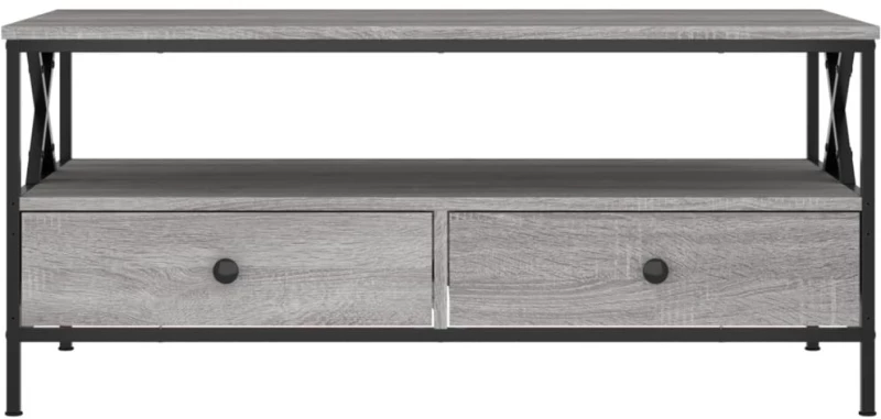 vidaXL Τραπεζάκι Σαλονιού Γκρι Sonoma 100 x 51 x 45 εκ. Επεξεργ. Ξύλο
