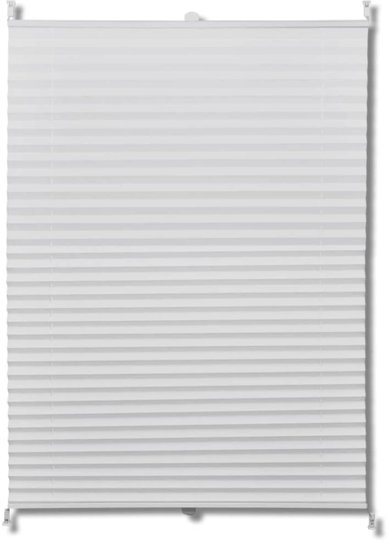 Πλισέ ρόλερ σκίασης 70x125cm Λευκό