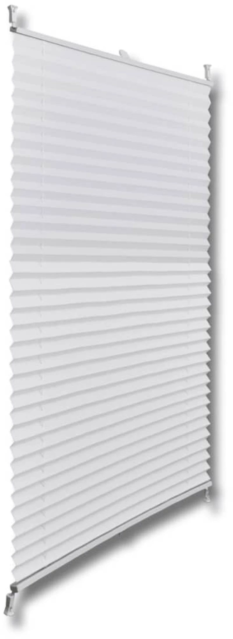 Πλισέ ρόλερ σκίασης 70x125cm Λευκό