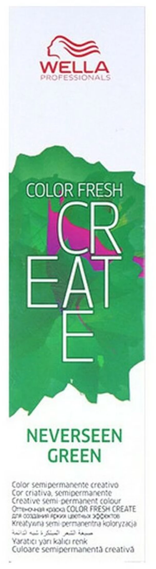 Ημιμόνιμη Βαφή Color Fresh Create Neverseen Wella Πράσινο (60 ml)