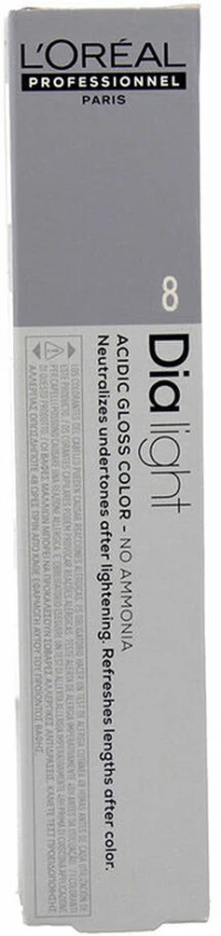 Βαφή Χωρίς Αμμωνία L'Oreal Professionnel Paris Dia Light Nº 8 (50 ml)