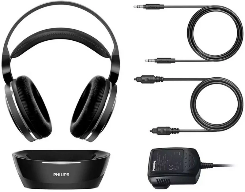 Ακουστικά Κεφαλής Philips Μαύρο Ασύρματο