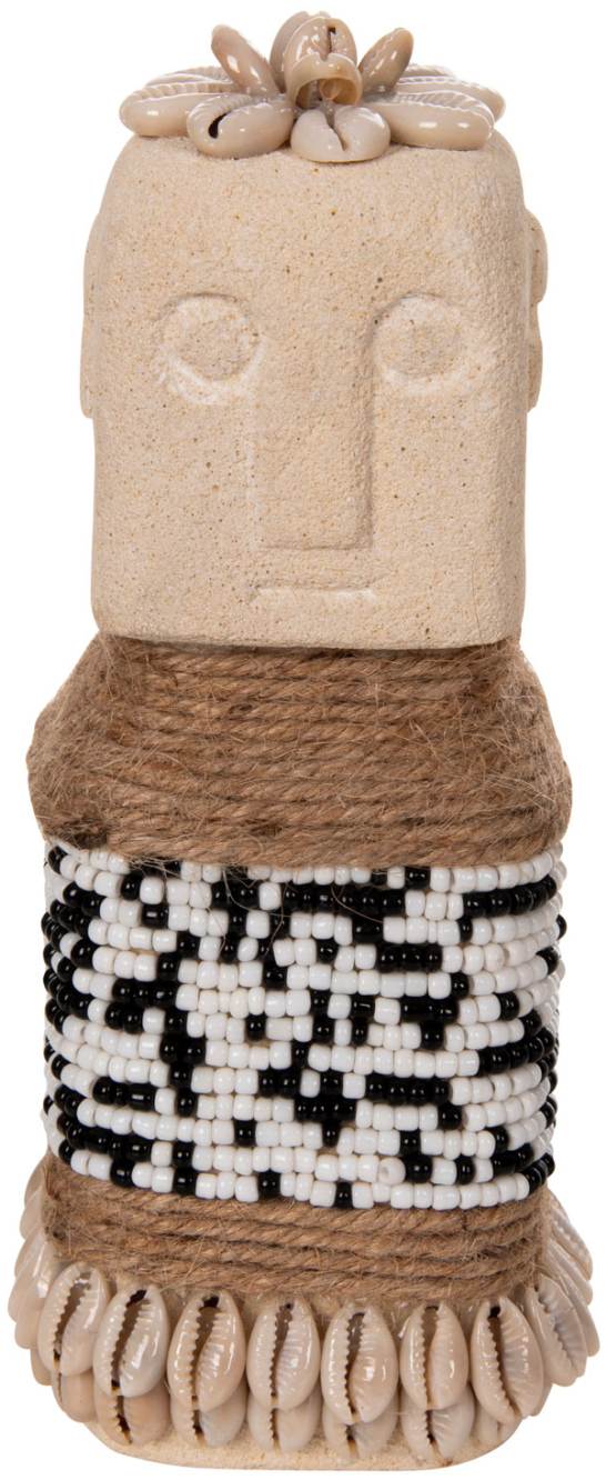 ΕΠΙΤΡΑΠΕΖΙΟ ΑΓΑΛΜΑΤΙΔΙΟ SUMBA HM4309 ΛΕΥΚΟ PARAS STONE-ΧΑΝΤΡΕΣ-SEAGRASS ΣΧΟΙΝΙ 7x7x17Υεκ.