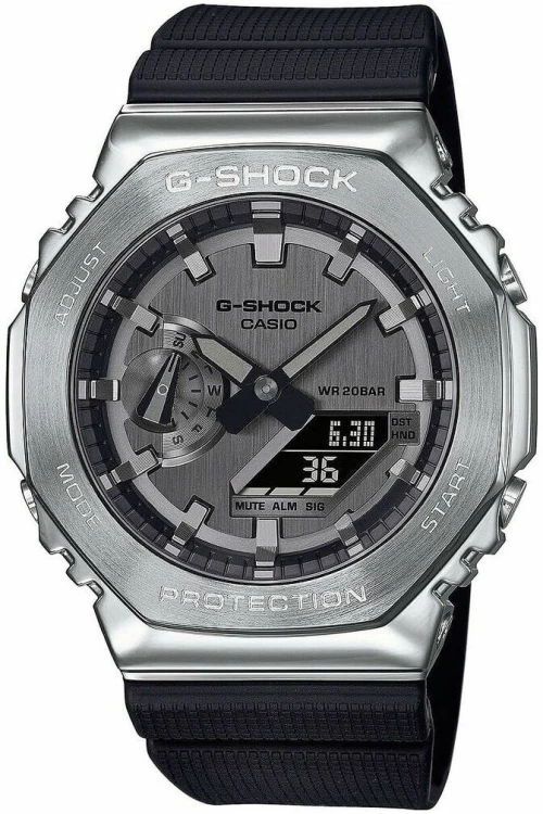 Ανδρικά Ρολόγια Casio G-Shock GM-2100-1AER Μαύρο (Ø 40 mm)