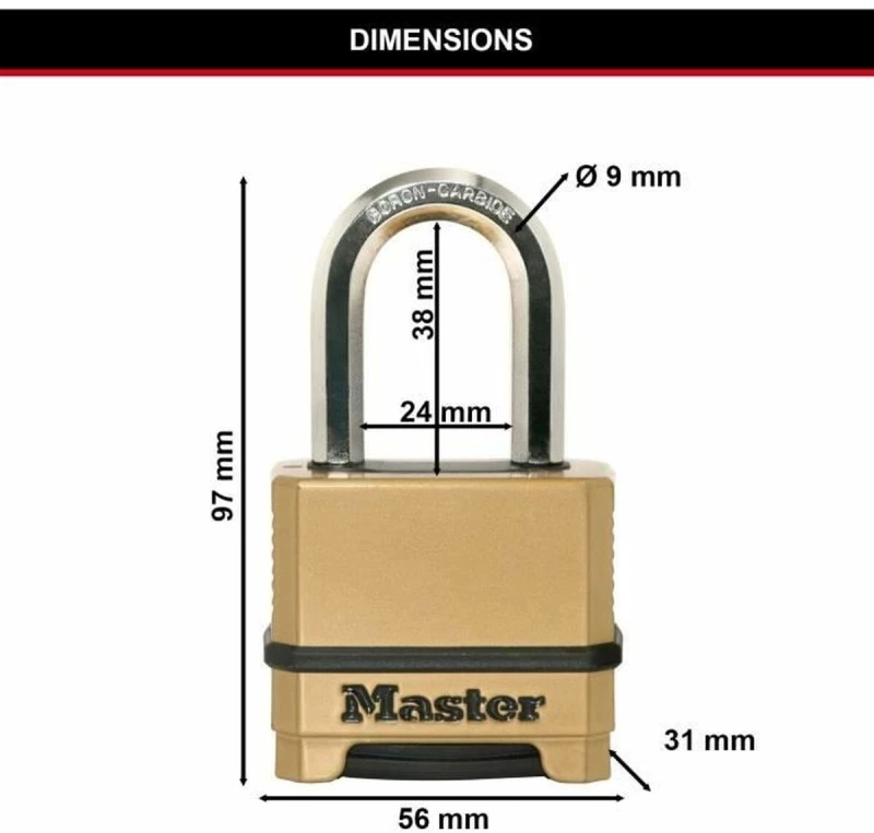 Λουκέτο συνδυασμού Master Lock