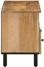 vidaXL Έπιπλο Τηλεόρασης 100 x 33 x 46 εκ. από Μασίφ Ξύλο Μάνγκο
