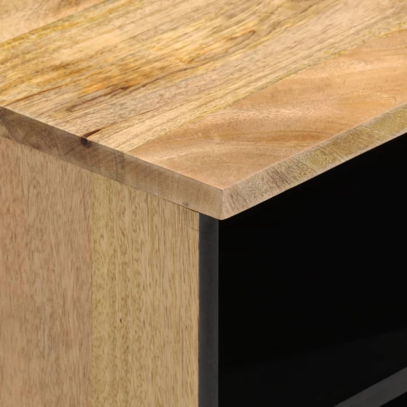 vidaXL Έπιπλο Τηλεόρασης 80 x 33 x 46 εκ. από Μασίφ Ξύλο Μάνγκο