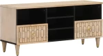 vidaXL Έπιπλο Τηλεόρασης 100 x 33 x 46 εκ. από Μασίφ Ξύλο Μάνγκο