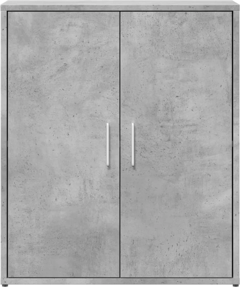 vidaXL Βοηθητικά Ντουλάπια 2 τεμ. Γκρι Σκυρ. 60x31x70εκ Επεξεργ. Ξύλο
