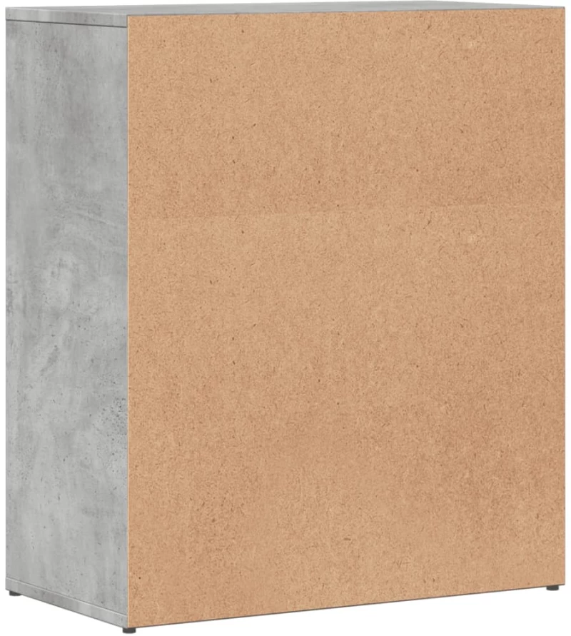 vidaXL Βοηθητικά Ντουλάπια 2 τεμ. Γκρι Σκυρ. 60x31x70εκ Επεξεργ. Ξύλο