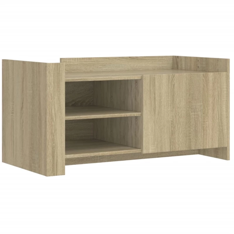 vidaXL Τραπεζάκι Σαλονιού Sonoma Δρυς 100x50x50 εκ. Επεξεργασμένο Ξύλο