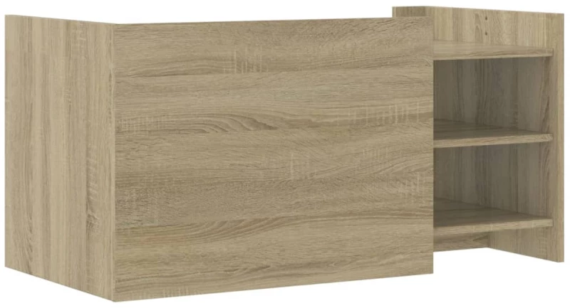 vidaXL Τραπεζάκι Σαλονιού Sonoma Δρυς 100x50x50 εκ. Επεξεργασμένο Ξύλο