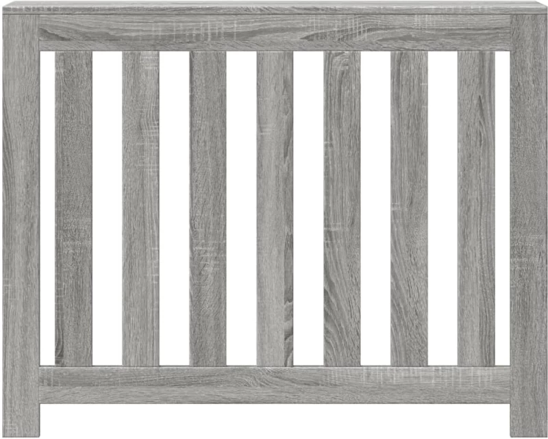 vidaXL Κάλυμμα Καλοριφέρ Γκρι Sonoma 104x20x82εκ Επεξεργασμένο Ξύλο