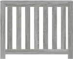 vidaXL Κάλυμμα Καλοριφέρ Γκρι Sonoma 104x20x82εκ Επεξεργασμένο Ξύλο